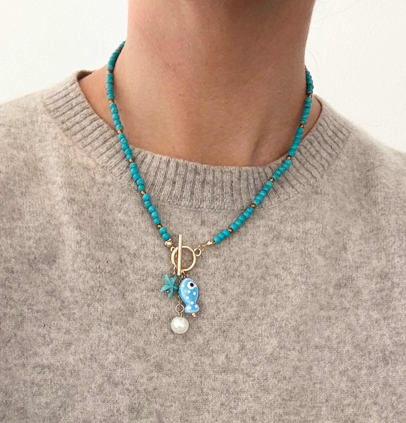 The Amalfi Necklace - Turquoise