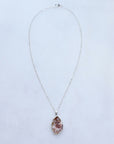 Agate Geode Necklace for Balance & Focus