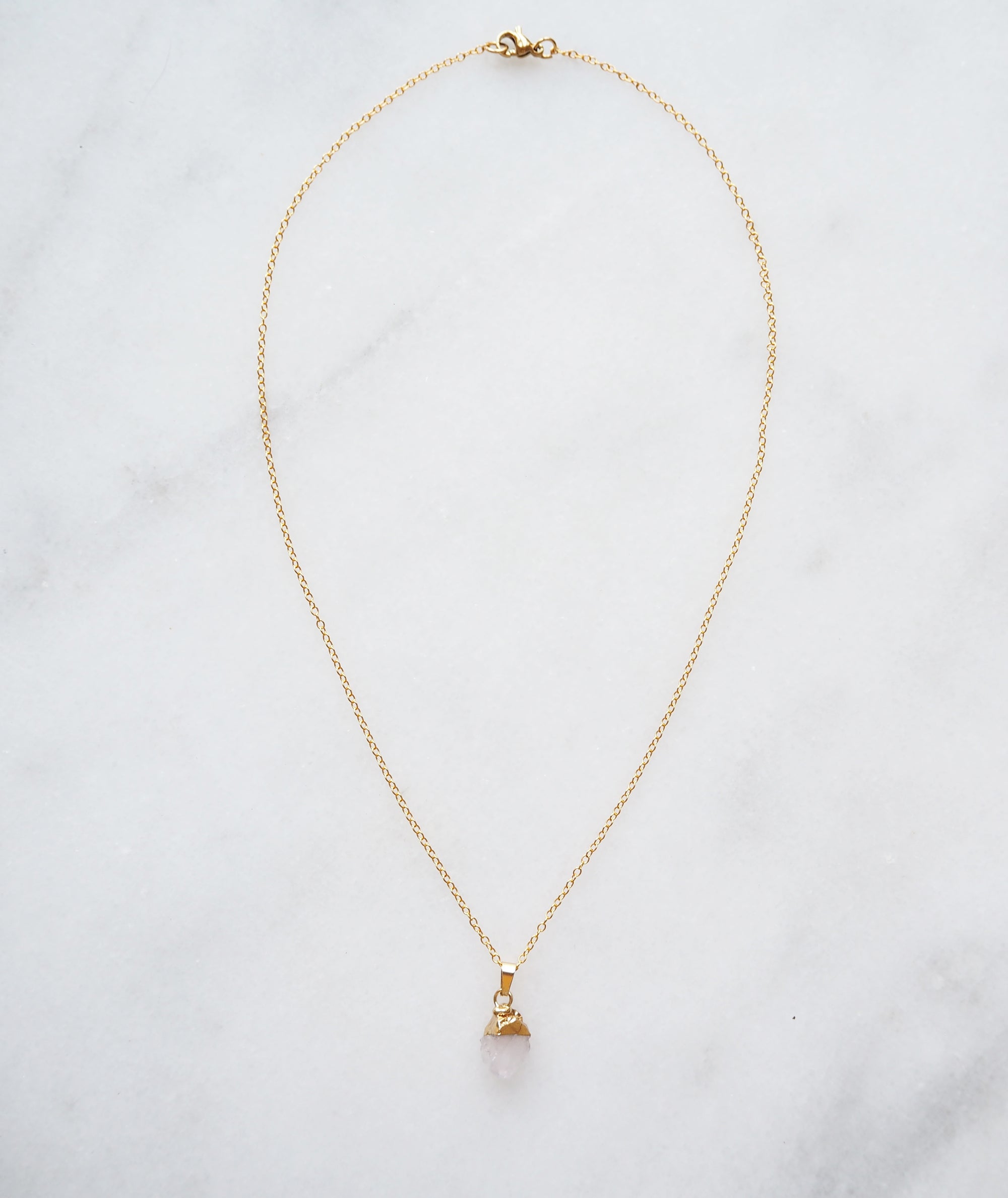 Clear Quartz Necklace for Clarity & Energy