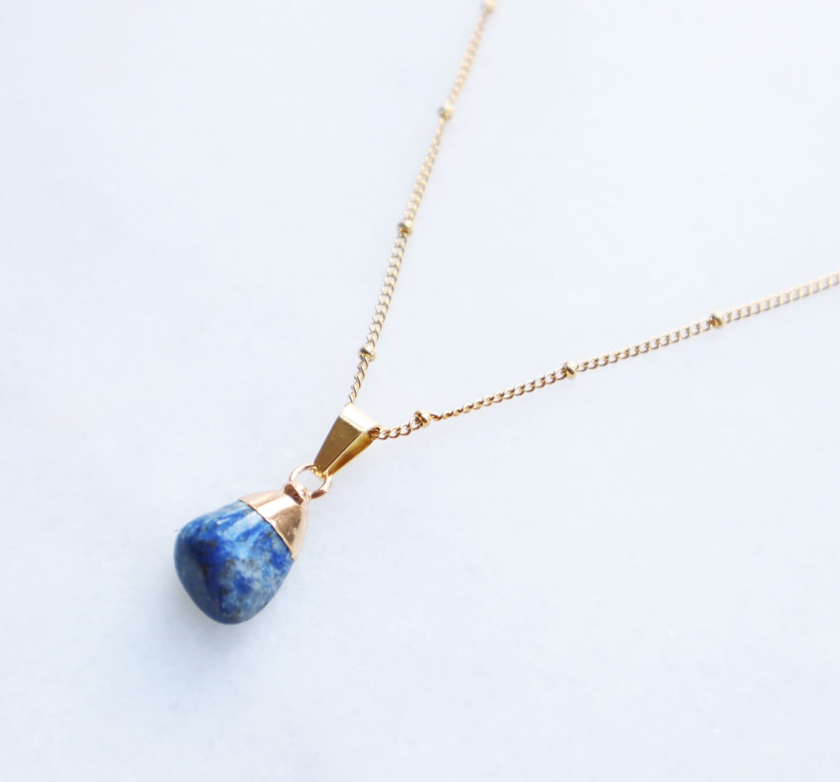 Lapis Lazuli Necklace for Truth Confidence - Main Image
