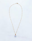 Blue Agate Necklace - XS