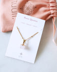 Rose Quartz Necklace - XS