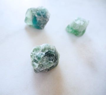 Green Fluorite Crystal - S