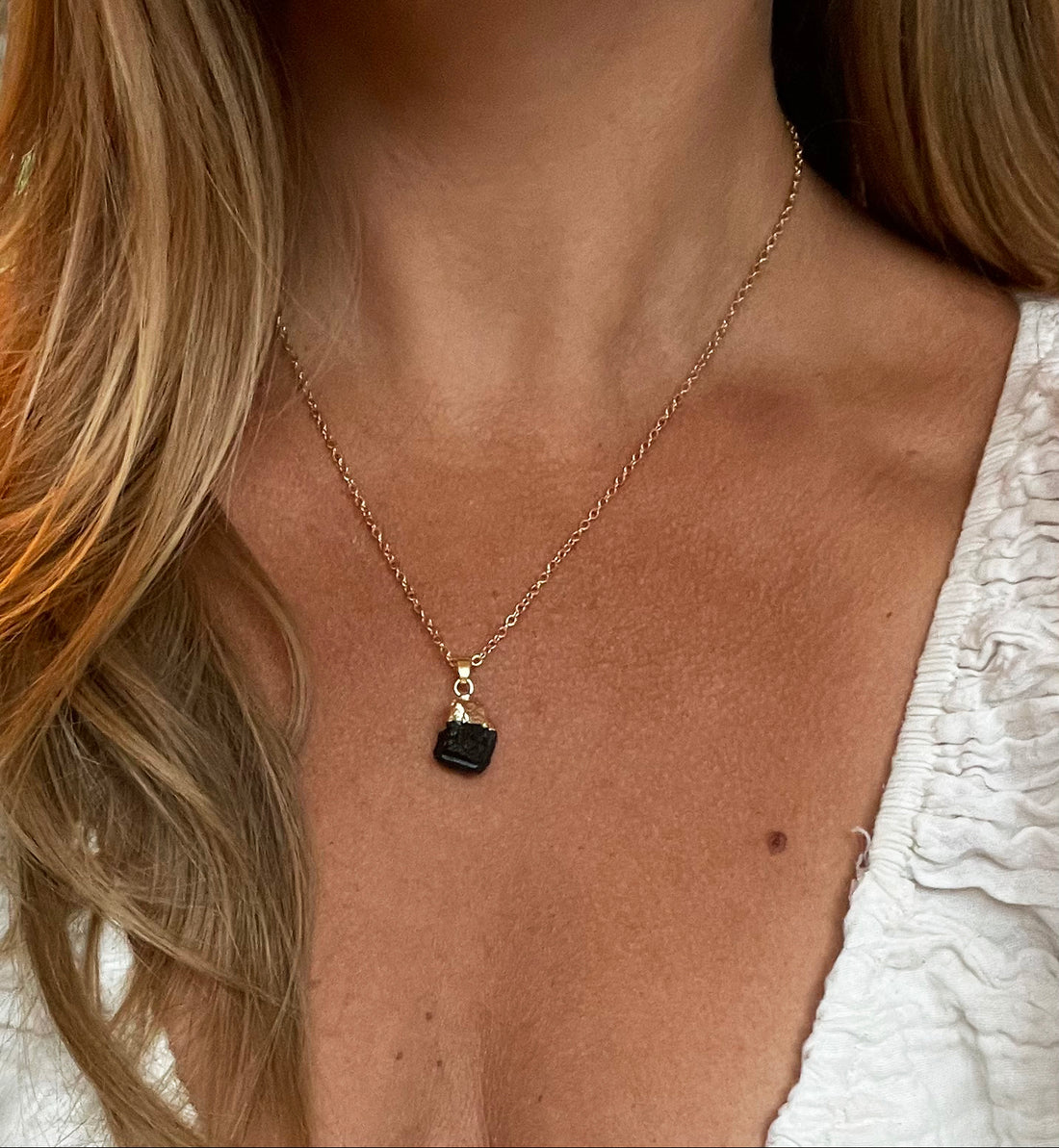 Black Tourmaline Necklace