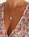 Blue Apatite Necklace