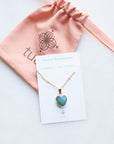 Green Aventurine Heart Necklace