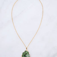 Limited Edition Green Druzy Sprinkle Necklace