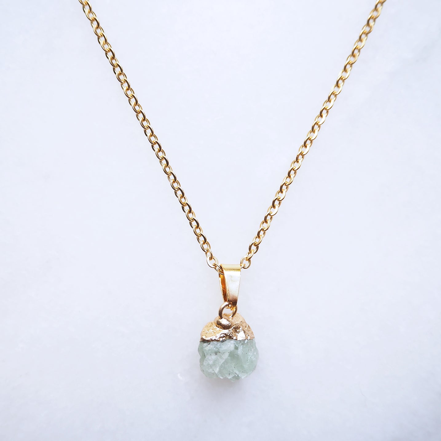 Green deals fluorite necklace