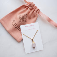 Rose Quartz Necklace - S