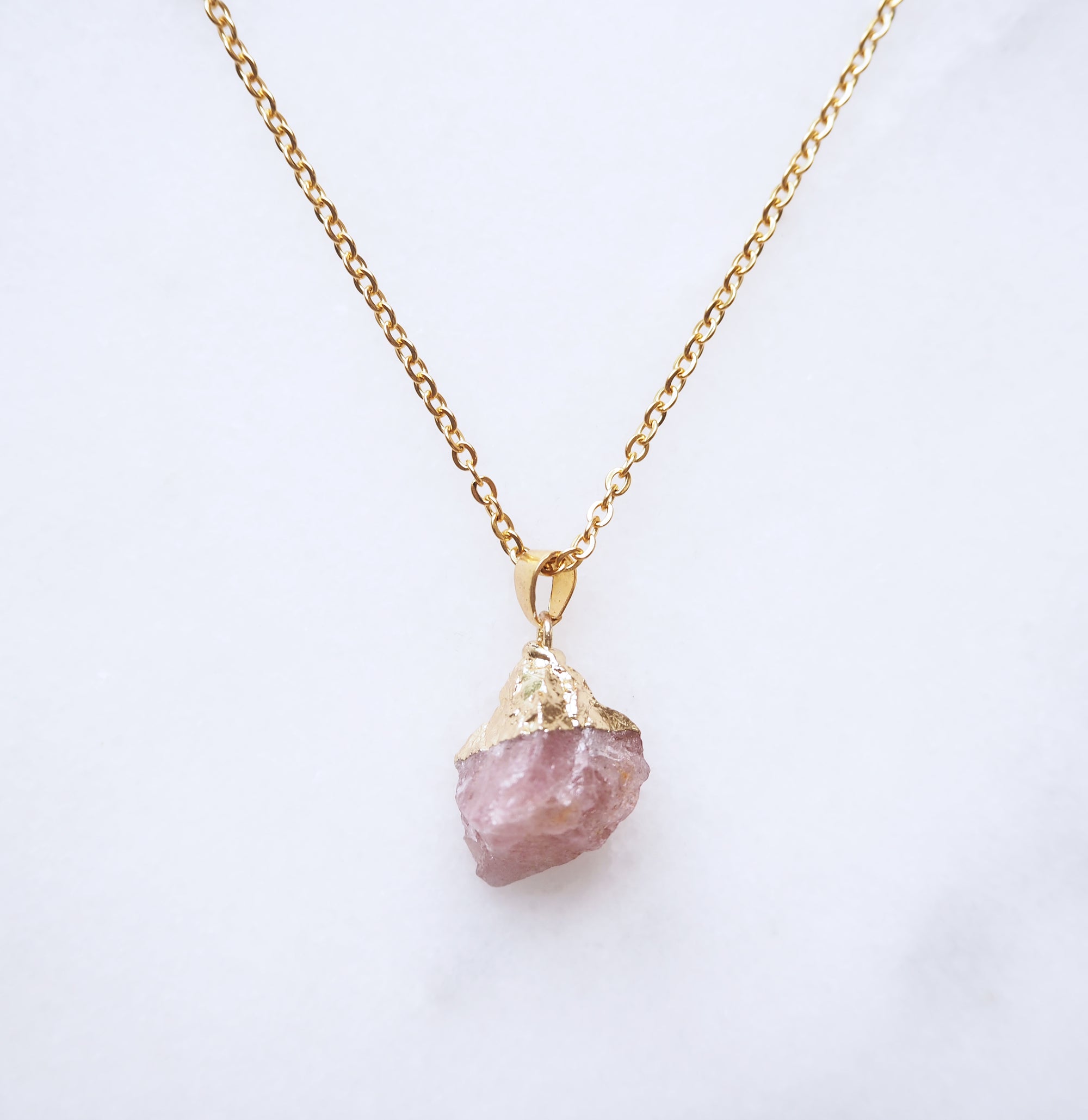 Strawberry Quartz Necklace