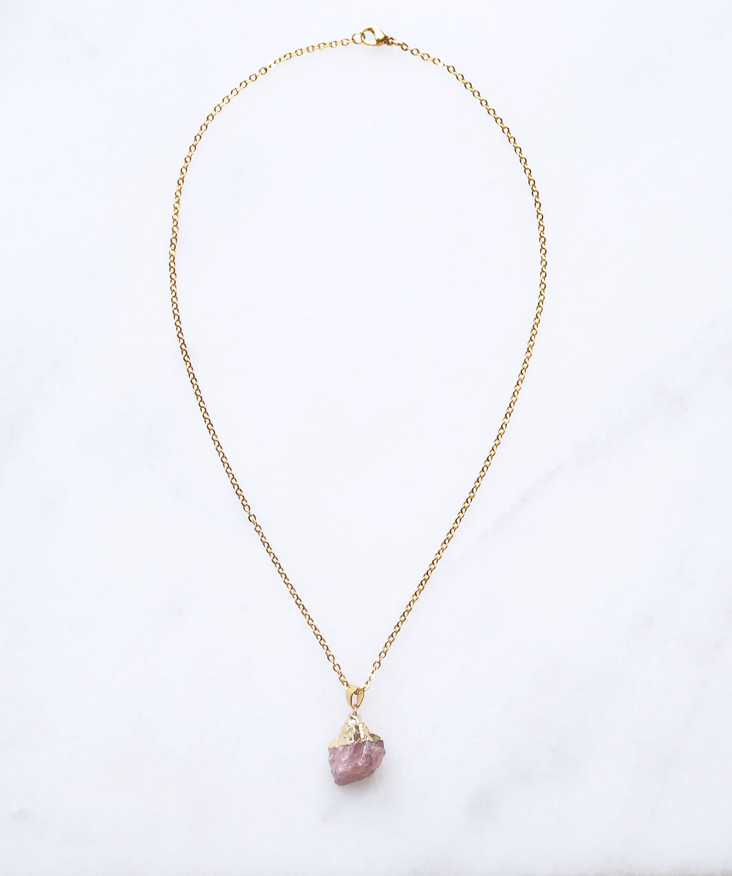 Strawberry Quartz Necklace