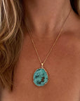 Limited Edition Turquoise Druzy Sprinkle Necklace